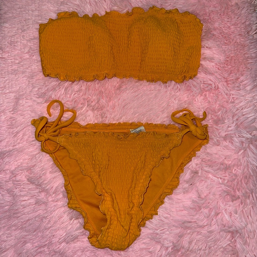 yellow bikini set